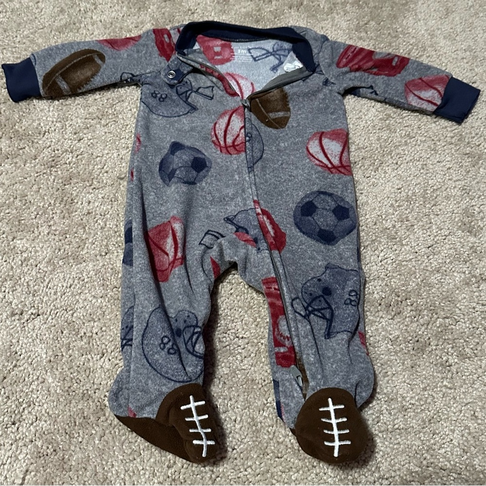 5 fleece Carters sleepers - Picture 8 of 11